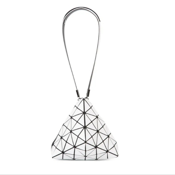 Bao Bao Issey Miyake White Triangle Shoulder Bag Rare NWOT - Picture 12 of 17
